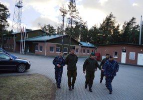 Lietuvos kariuomenės vadas lankė Karines jūrų pajėgas  - 1