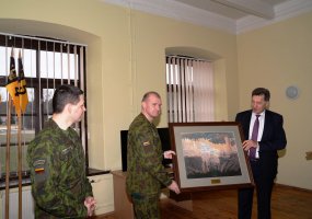 Ministras Pirmininkas Algirdas Butkevičius lankėsi Inžinerijos batalione Kaune - 2