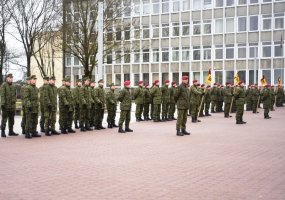 Šalčininkuose prisiekė atkurtos savanorių kuopos kariai - 1