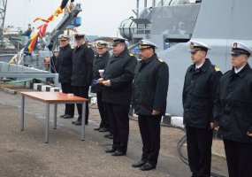 Karo laivų flotilėje keitėsi dviejų karinių laivų vadai - 2