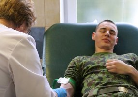 Husarų batalione – rekordinė kraujo donorystės akcija - 2