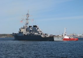 Klaipėdos jūrų uoste lankosi JAV karinis laivas „USS Donald Cook“  - 2