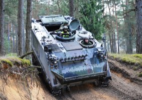 Šarvuočiai drebino Gaižiūnų poligoną - 3