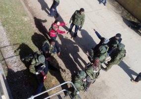 ES kovinės grupės pratybose dalyvaujantys Lietuvos kariai sulaikė apsvaigusius asmenis - 2