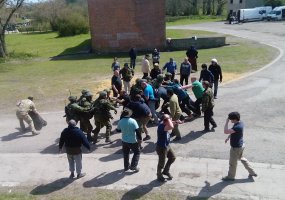 ES kovinės grupės pratybose dalyvaujantys Lietuvos kariai sulaikė apsvaigusius asmenis - 4