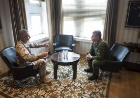 Chief of Defence of Spain General Admiral Fernando García Sánchez on visit in Lithuania - 1