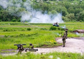 Oro gynybos bataliono kariai grįžta iš tarptautinių pratybų „Tobruq Arrows 2016“ - 1