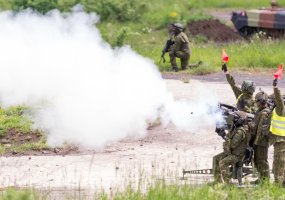 Oro gynybos bataliono kariai grįžta iš tarptautinių pratybų „Tobruq Arrows 2016“ - 6