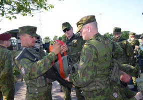 Dainavos apygardos 1-osios rinktinės būrys dalyvavo Nacionalinės gvardijos pratybose Danijoje - 1
