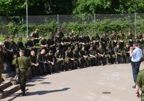 Dainavos apygardos 1-osios rinktinės būrys dalyvavo Nacionalinės gvardijos pratybose Danijoje - 3
