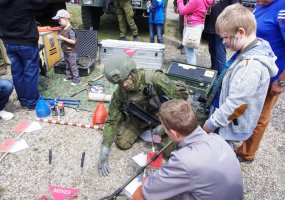 Lenkijos Elkos miesto gyventojams „ANAKONDA-16” pratybų dalyviai pristatė savo ginkluotę - 4
