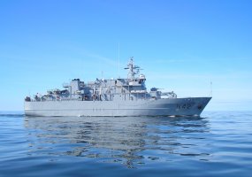 Lithuanian officer commands a unit at multinational maritime Exercise BALTOPS 16 - 1