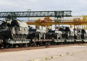 German PzH2000 Howitzer artillery battery deployed for training in Lithuania - 4