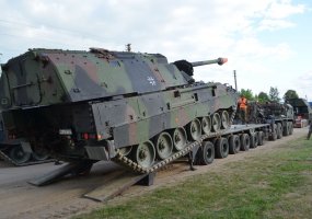 German PzH2000 Howitzer artillery battery deployed for training in Lithuania - 5