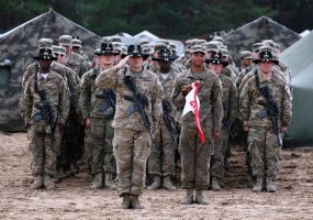 The part of Exercise Iron Wolf 2016 running in Pabradė wrapped up with a dynamic display  - 1