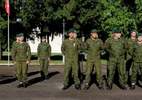 Į Ukrainos karių mokymo misiją išlydėta šeštoji Lietuvos karinių instruktorių pamaina - 4