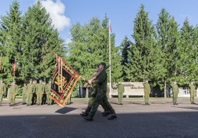 Į Ukrainos karių mokymo misiją išlydėta šeštoji Lietuvos karinių instruktorių pamaina - 5