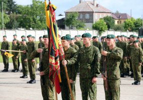 Iškilminga vadų pasikeitimo ceremonija Juozo Vitkaus inžinerijos batalione - 1