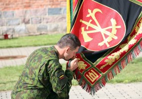 Iškilminga vadų pasikeitimo ceremonija Juozo Vitkaus inžinerijos batalione - 2