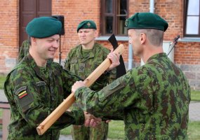 Iškilminga vadų pasikeitimo ceremonija Juozo Vitkaus inžinerijos batalione - 4