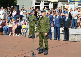 Tauragėje Lietuvai prisiekė beveik 400 nuolatinės privalomosios pradinės karo tarnybos karių - 3