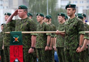 Į atsargą išlydėti tarnybą baigę Sausumos pajėgų štabo Ryšių kuopos šauktiniai - 2