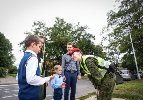 Karo policija rūpinasi vaikų saugumu prie mokyklų - 2