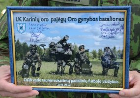 Oro gynybos batalionas paminėjo 16-ąsias įkūrimo metines  - 2