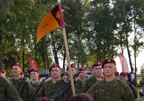 Kalvarijoje atkurta Krašto apsaugos savanorių pajėgų 110-oji lengvųjų pėstininkų kuopa - 2