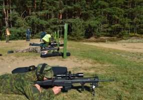 Kęstučio bataliono šaudykloje varžėsi Tauragės apskrities Jėgos struktūrų šauliai - 2