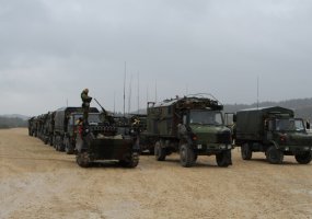 Pratybose Vokietijoje Lietuvos karių štabas vadovauja jungtinei NATO pajėgų brigadai - 1