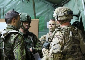 Pratybose Vokietijoje Lietuvos karių štabas vadovauja jungtinei NATO pajėgų brigadai - 3