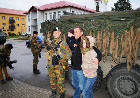 Pratybose „Baltic Piranha 2016“dalyvaujantys Belgijos kariai susitiko su visuomene   - 1