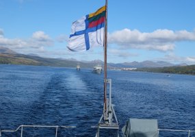LNS Skalvis of the Lithuanian Navy attended Joint Warrior naval training off the coast of Scotland - 3