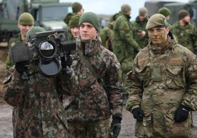 Visagine - tarptautinių pratybų „Geležinis kardas - 2