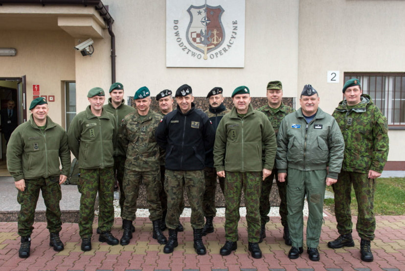 Lietuvos kariuomenės Jungtinio štabo viršininkas su delegacija lankėsi Lenkijos kariuomenės...