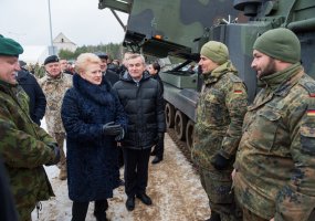 Baigėsi dvi savaites trukusios tarptautinės pratybos „Geležinis kardas 2016 - 1