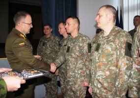 Į operaciją Afganistane išlydėti Lietuvos kariai - 1
