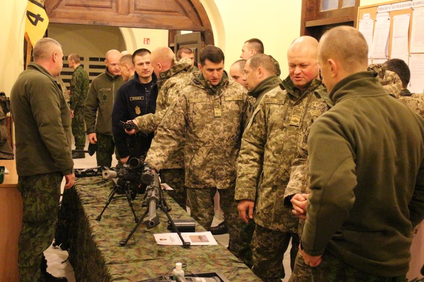 Juozo Vitkaus inžinerijos batalione lankėsi Lietuvos ir Ukrainos kariuomenių vyriausieji...