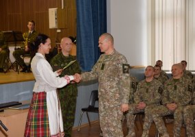 Jungtiniame štabe sutikti iš tarptautinių operacijų sugrįžę kariai - 3