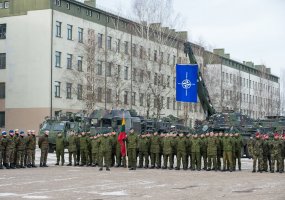 Rukloje iškilmingai pasveikintas NATO priešakinių pajėgų batalionas  - 4