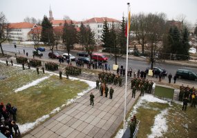 Minint Lietuvos valstybės atkūrimo dieną Kaišiadoryse atkurta karių savanorių kuopa - 2