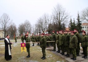 Minint Lietuvos valstybės atkūrimo dieną Kaišiadoryse atkurta karių savanorių kuopa - 3