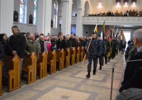Vasario 16-ąją Lietuvos kariuomenės Klaipėdos įgulos kariai dalyvavo Klaipėdoje vykusiuose... - 2