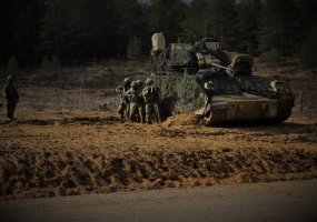 Lithuanian and U.S soldiers carried out a training event at the Urban Warfare Training Facility - 6