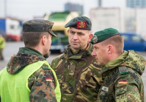 Military equipment for the NATO enhanced Forward Presence Battalion in Lithuania arrived from the... - 3