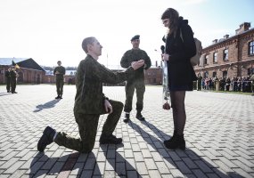 Lietuvos kariuomenės Juozo Vitkaus inžinerijos bataliono šauktiniai iškilmingai atsisveikino su... - 6