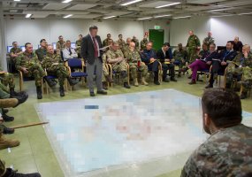Lietuvos kariuomenės Specialiųjų operacijų pajėgų kariai vertinamosiose pratybose vadovavo... - 2