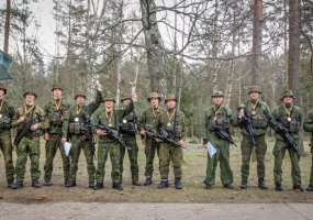 Kariuomenės žvalgų varžybose „Žvalgo takas“ laurais pasidabino Karaliaus Mindaugo husarų batalionas - 6