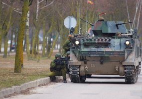 Press conference of the largest Lithuanian Armed Forces exercises ‘Lightning Strike 2017’  - 1
